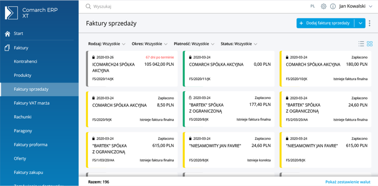 program Comarch ERP XT