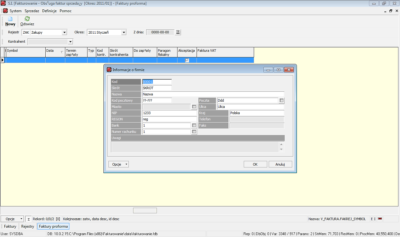 program Fakturowanie+