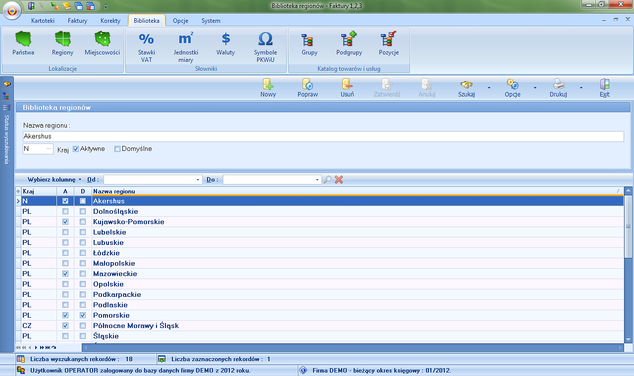 program Faktury 1,2,3